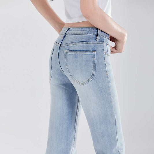 American Retro Low Waist Hot Girl Bell-bottom Pants Slim Fit Slimming
